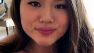 Asian Beauty Deepthroat Blowjob